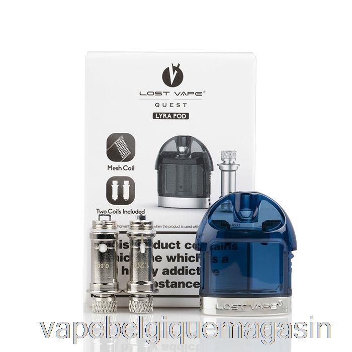 Vape Shop Bruxelles Perdu Vape Lyra Dosettes De Remplacement Bleu